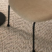 Audo Copenhagen（オドー・コペンハーゲン） / CO LOUNGE CHAIR（コ ラウンジチェア） / 布張りシート&バック / Audo Boucle（オドー ブークレ） 02 / ブラックベース