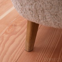 Audo Copenhagen（オドー・コペンハーゲン） / INGEBORG LOUNGE CHAIR（インゲボルグ ラウンジチェア） / Sheepskin Curly Moonlight（ムーンライト）