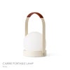 Audo Copenhagen（オドー・コペンハーゲン） / CARRIE PORTABLE LAMP（キャリー ポータブル ランプ） / レザーハンドル付 / 全5色 / テーブルランプ