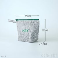 HAY（ヘイ） / CANDY MONO WASH BAG-WASH SET OF 3（キャンディモノウォッシュバッグ） / 全2色 / ポーチ3点セット