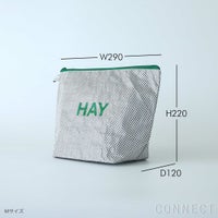 HAY（ヘイ） / CANDY MONO WASH BAG-WASH SET OF 3（キャンディモノウォッシュバッグ） / 全2色 / ポーチ3点セット