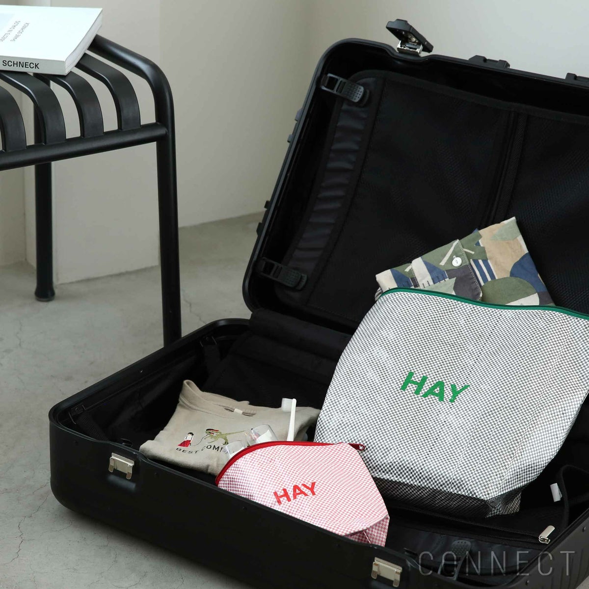 HAY（ヘイ） / CANDY MONO WASH BAG-WASH SET OF 3（キャンディモノウォッシュバッグ） / 全2色 / ポーチ3点セット