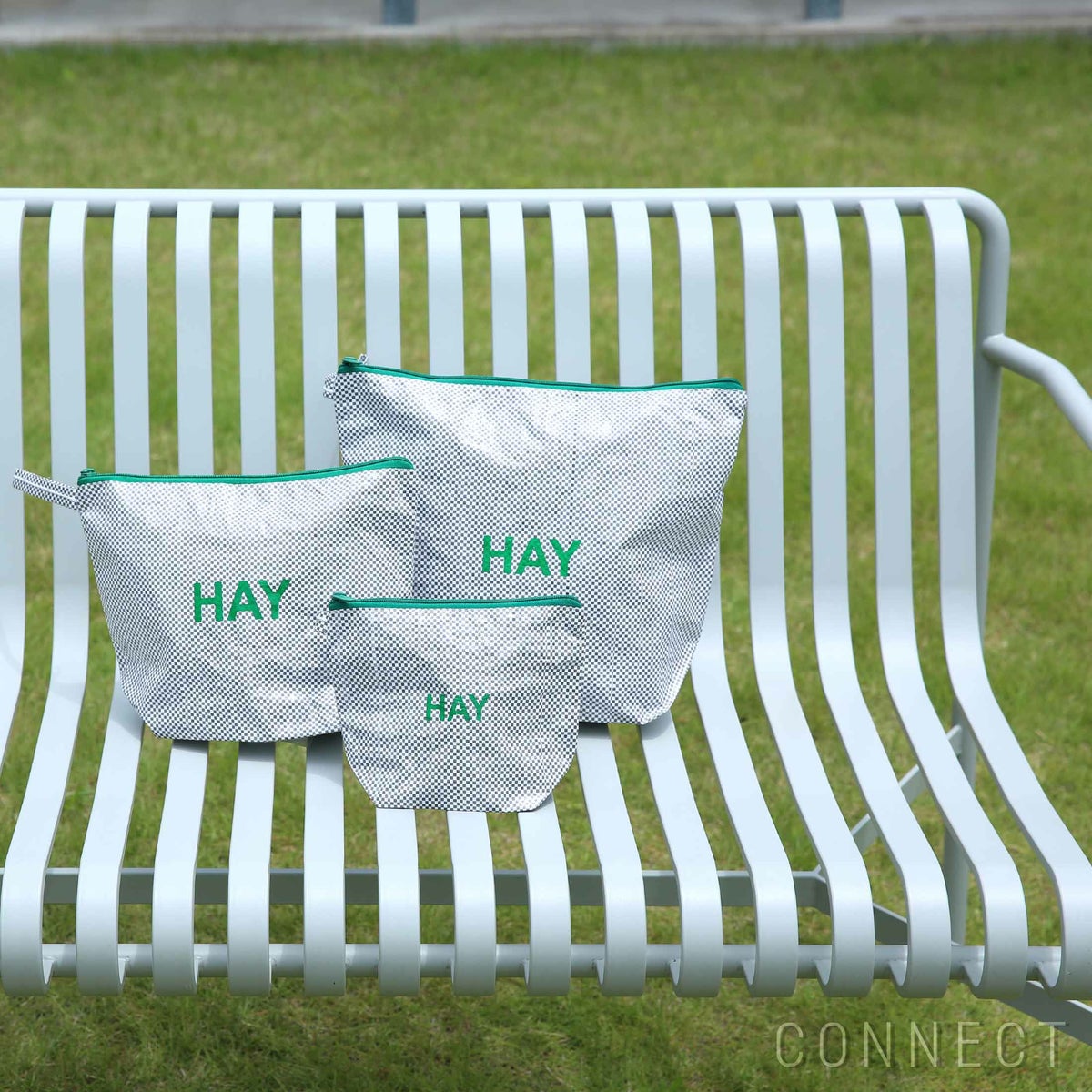 HAY（ヘイ） / CANDY MONO WASH BAG-WASH SET OF 3（キャンディモノウォッシュバッグ） / 全2色 / ポーチ3点セット