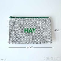 HAY（ヘイ） / CANDY MONO WASH BAG-FLAT SET OF 3（キャンディモノ ウォッシュバッグ フラット） / 全2色 / ポーチ3点セット