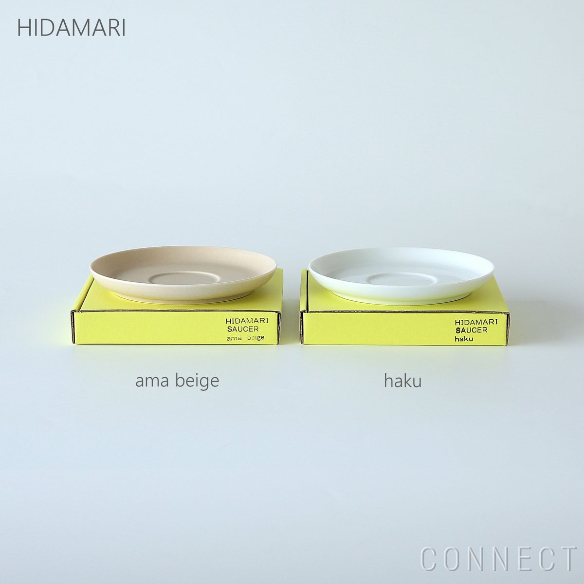 yumiko iihoshi porcelain （イイホシユミコ） / HIDAMARI（ヒダマリ） / saucer150（ソーサー） / 全2色 φ15cm