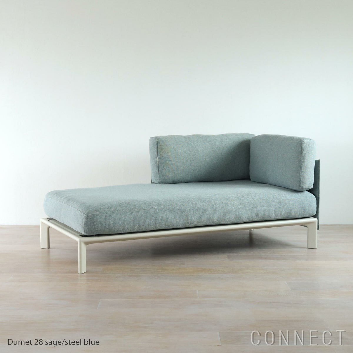 Vitra（ヴィトラ） / Anagram Sofa（アナグラムソファ）2シーター / Dumet（デュメ）28 sage steel blue / アルミベース・チョークパウダーコート仕上げ / ソファ