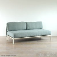 Vitra（ヴィトラ） / Anagram Sofa（アナグラムソファ）2シーター / Dumet（デュメ）28 sage steel blue / アルミベース・チョークパウダーコート仕上げ / ソファ