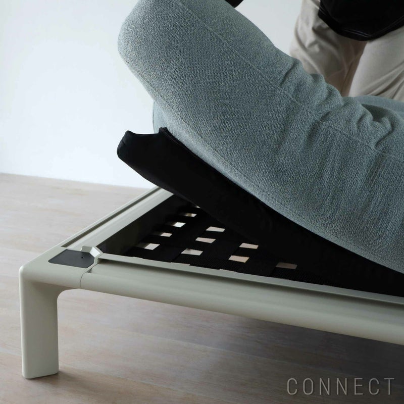 Vitra（ヴィトラ） / Anagram Sofa（アナグラムソファ）2シーター / Dumet（デュメ）28 sage steel blue / アルミベース・チョークパウダーコート仕上げ / ソファ