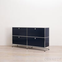 USMハラー（ユーエスエムハラー） / Sideboard（サイドボード） / W1573×D373×H840mm / ドロップダウンドア×4 / スティールブルー