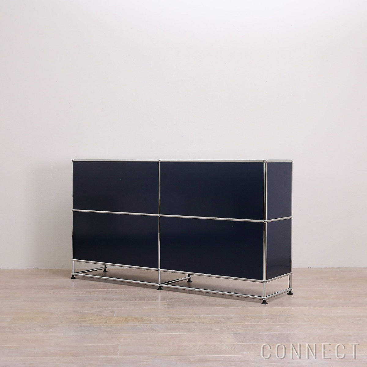 USMハラー（ユーエスエムハラー） / Sideboard（サイドボード） / W1573×D373×H840mm / ドロップダウンドア×4 / スティールブルー