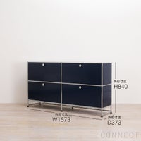 USMハラー（ユーエスエムハラー） / Sideboard（サイドボード） / W1573×D373×H840mm / ドロップダウンドア×4 / スティールブルー