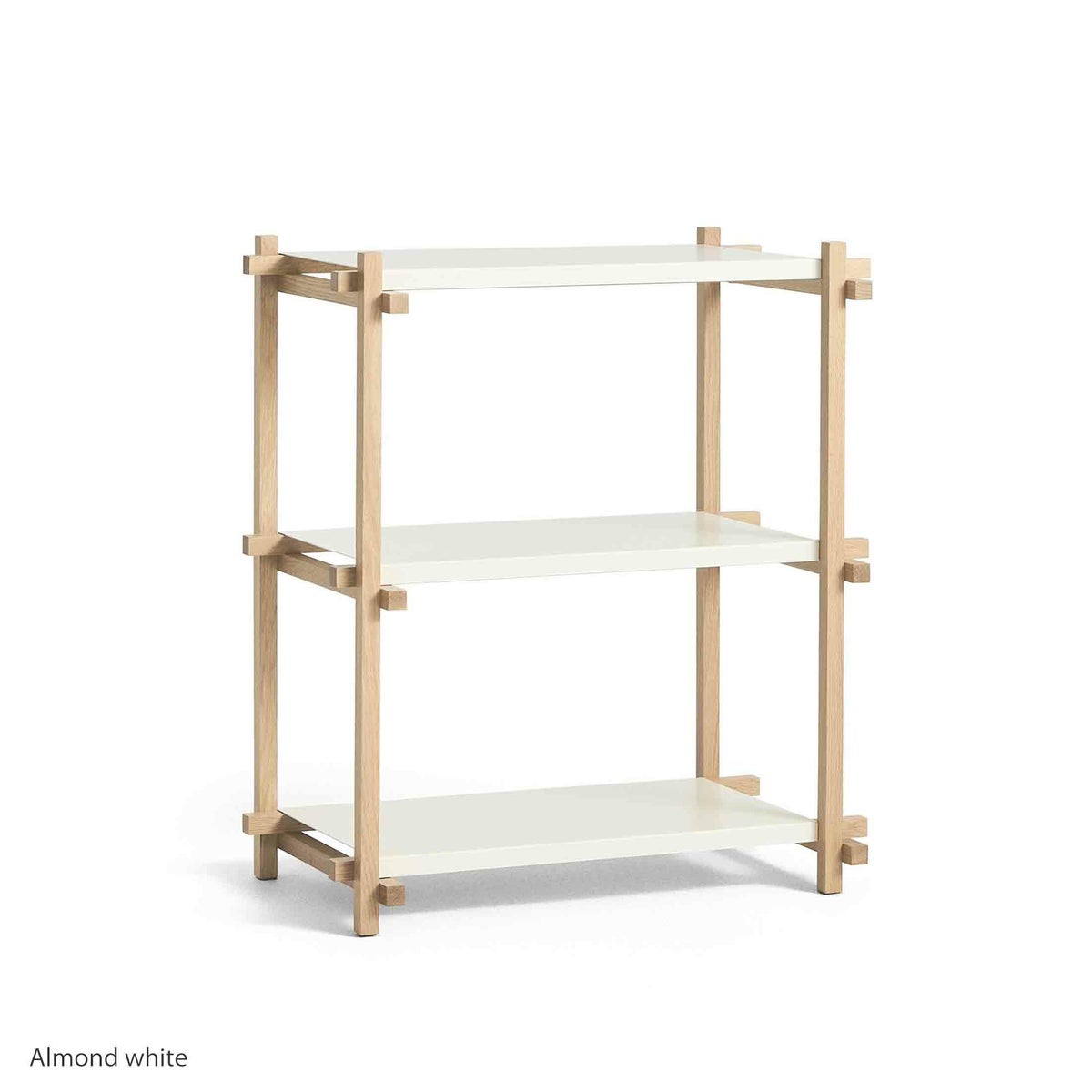 HAY（ヘイ） / Woody（ウッディ） Shelving2.0  / Column Low / スモーキーグレー / アーモンドホワイト / シェルフ