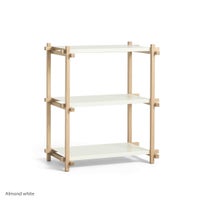 HAY（ヘイ） / Woody（ウッディ） Shelving2.0  / Column Low / スモーキーグレー / アーモンドホワイト / シェルフ