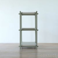 HAY（ヘイ） / Woody（ウッディ） Shelving2.0  / Column Low / スモーキーグレー / アーモンドホワイト / シェルフ