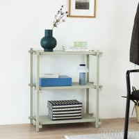 HAY（ヘイ） / Woody（ウッディ） Shelving2.0  / Column Low / スモーキーグレー / アーモンドホワイト / シェルフ