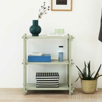 HAY（ヘイ） / Woody（ウッディ） Shelving2.0  / Column Low / スモーキーグレー / アーモンドホワイト / シェルフ