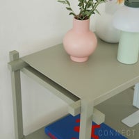 HAY（ヘイ） / Woody（ウッディ） Shelving2.0  / Column Low / スモーキーグレー / アーモンドホワイト / シェルフ