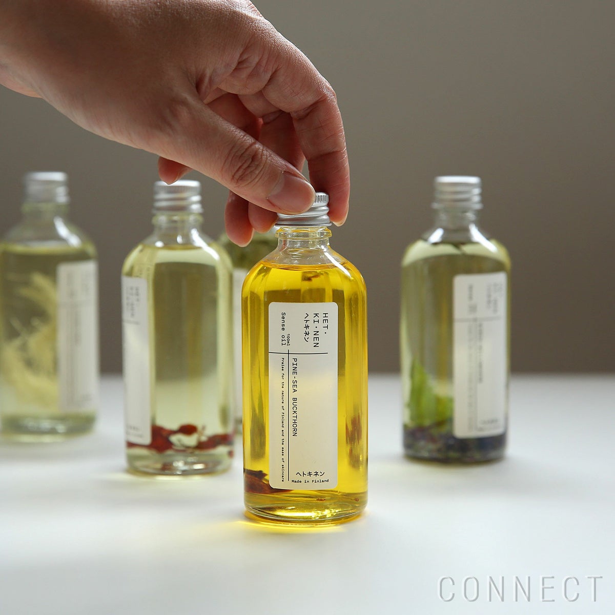 HET・KI・NEN（ヘトキネン） / sense oil（センスオイル） / pine-sea buckthorn（パイン・シーバックソーン） / 保湿ボディオイル