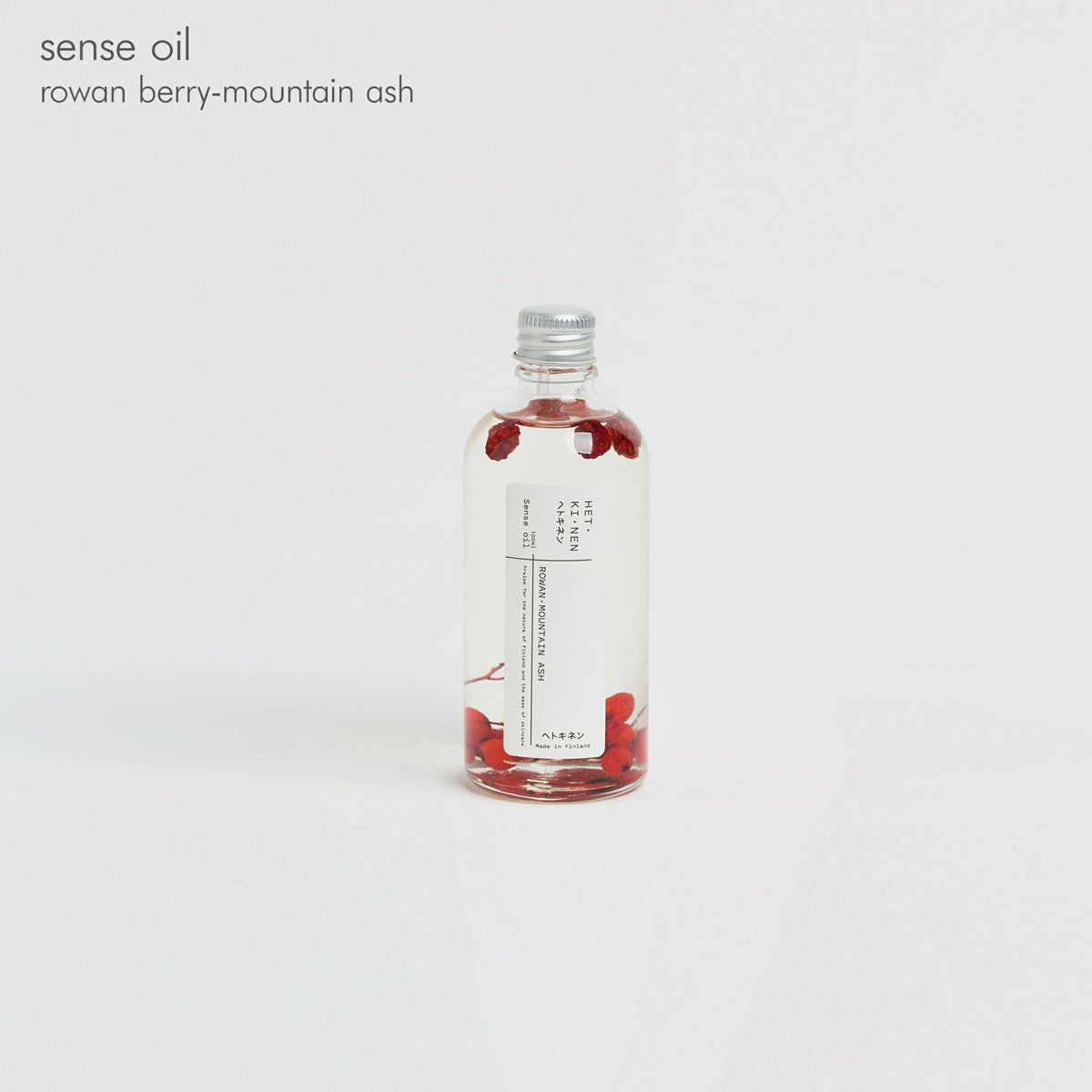 HET・KI・NEN（ヘトキネン） / sense oil（センスオイル） / rowan berry-mountain ash（ローワンベリー・マウンテンアッシュ） / 保湿ボディオイル