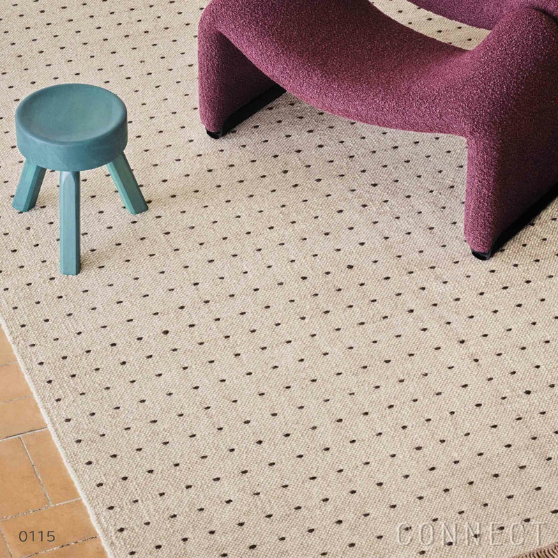 Kvadrat（クヴァドラ） / Yield Dot Naturally Coloured Fringes（イールド ドット ナチュラリー カラード フリンジ） / 20150（250cm×350cm） / ラグ