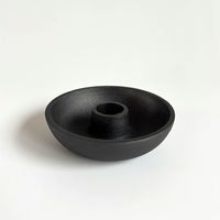 【アウトレット】Ferm Living（ファームリビング） / Bowl Candle Holder（キャンドルホルダー） / Single - Blackened Alminium