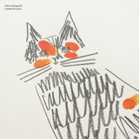 【再販】山口一郎 / Giclee（ジクレー印刷）「猫」 / Mサイズ / アートポスター