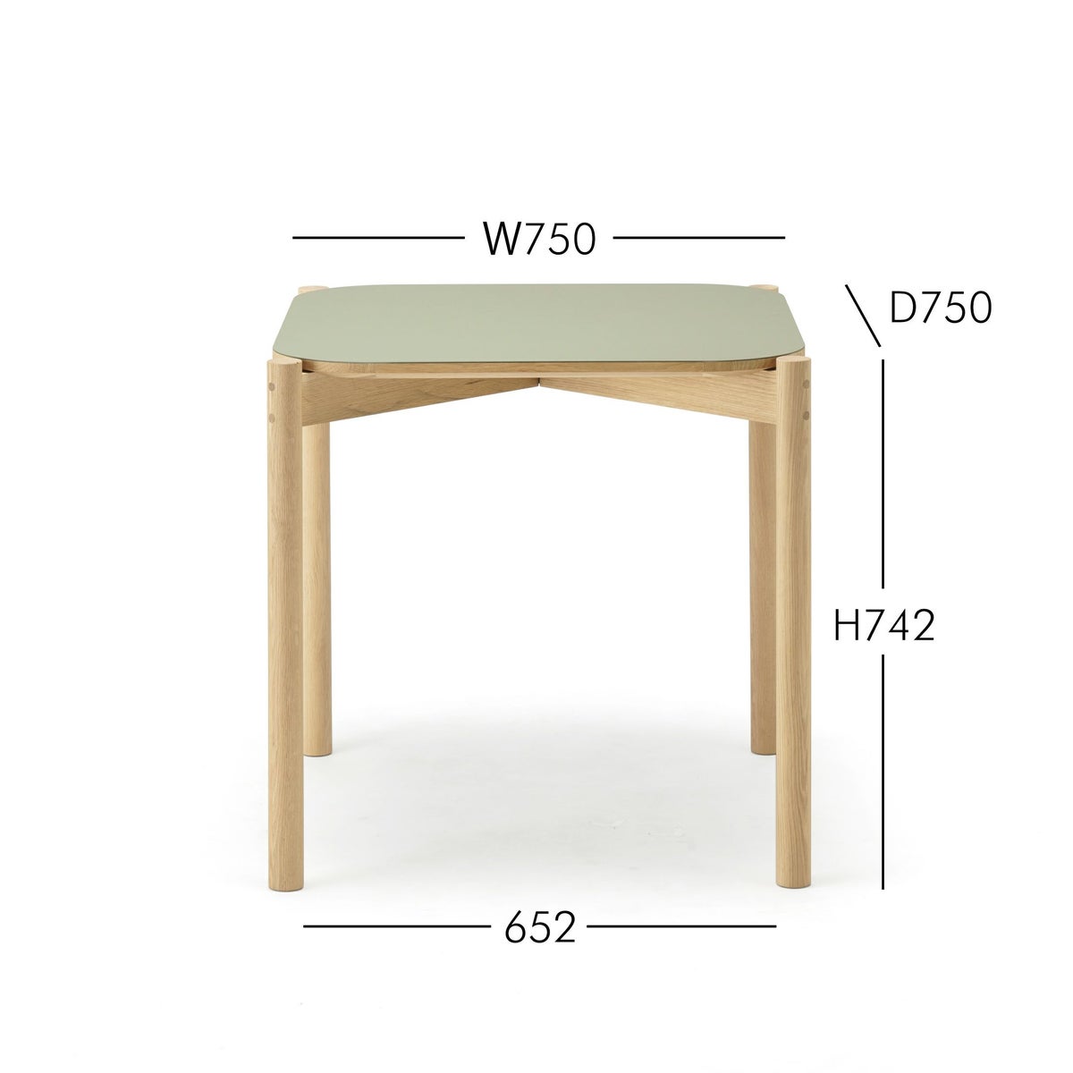 Karimoku New Standard（カリモク ニュースタンダード） / CASTOR TABLE LINOLEUM 75（キャストールテーブルリノリウム 75）