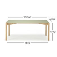 Karimoku New Standard（カリモク ニュースタンダード） / CASTOR TABLE LINOLEUM 180（キャストールテーブルリノリウム 180）