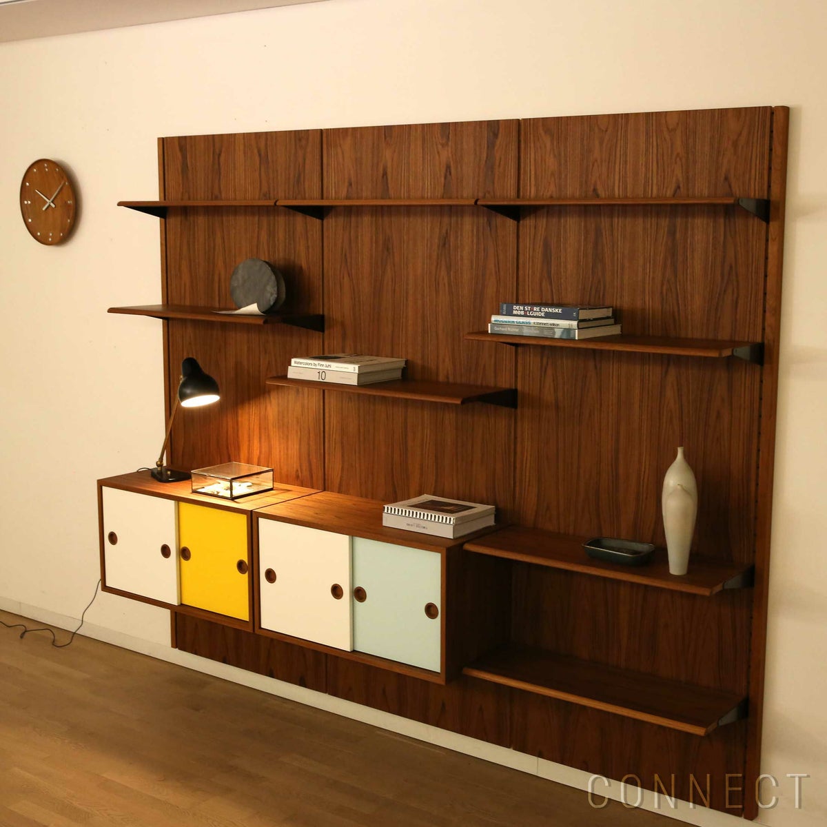 HOUSE OF FINN JUHL（ハウス・オブ・フィンユール） / PANEL SYSTEM（パネルシステム） / パネル＋シェルフ＋カップボード / 壁面収納