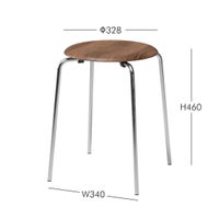 FRITZ HANSEN（フリッツ・ハンセン） / DOT（ドットスツール） / ウォルナット / クローム脚