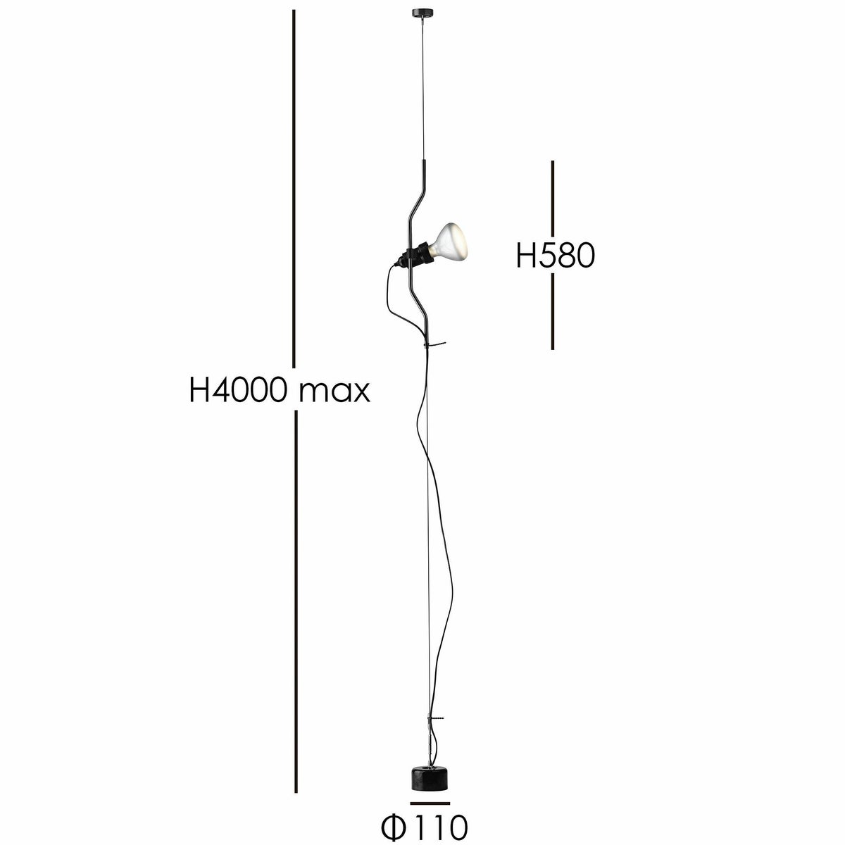 FLOS（フロス） / PARENTESI D（パレンテシ D） / 全4色 / ペンダントライト