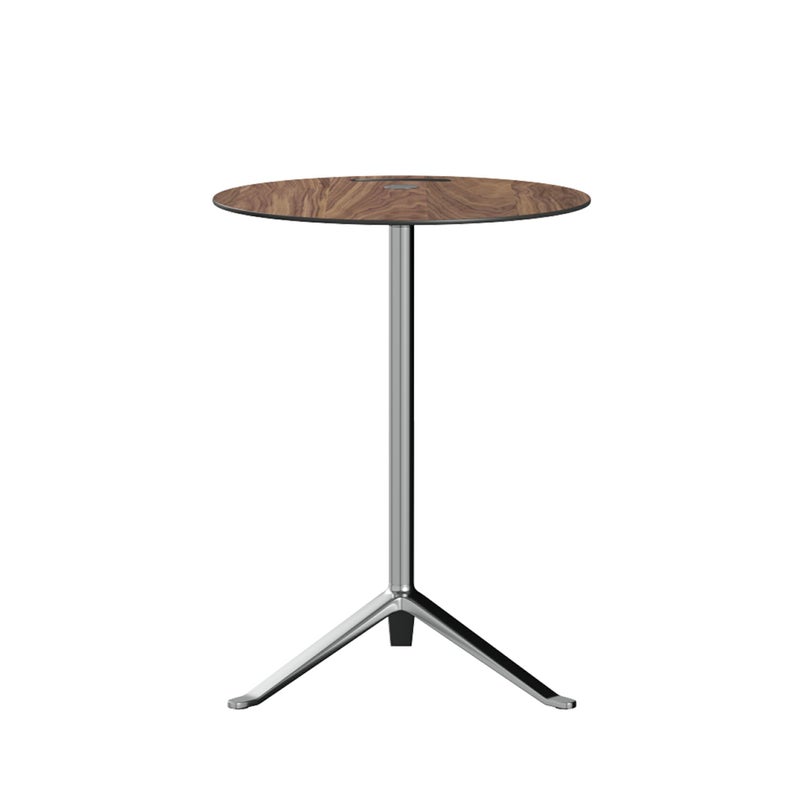 FRITZ HANSEN（フリッツ・ハンセン） / Little Friend（リトルフレンド） / KS12（丸天板・高さ固定式） / ウォルナット / ベース（ポリッシュ仕上げ） / サイドテーブル