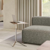 FRITZ HANSEN（フリッツ・ハンセン） / Little Friend（リトルフレンド） / KS13（四角天板・昇降式） / ウォルナット / ベース（ポリッシュ仕上げ） / サイドテーブル