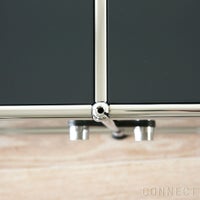 USMハラー（ユーエスエムハラー） / TV Board（テレビボード） / W3023×D523×H390mm / ドロップダウンドア×2 ガラスドア×2（ディバイダーシェルフ×2） / アントラサイト