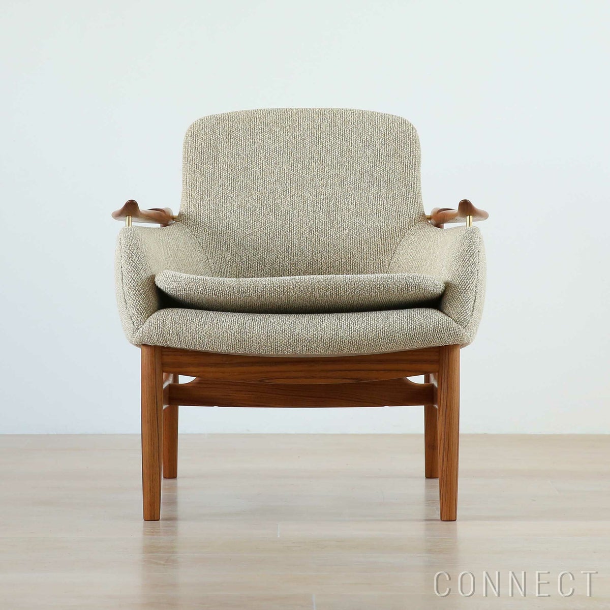 HOUSE OF FINN JUHL（ハウス・オブ・フィンユール） / 53 CHAIR W/ CUSHION / チーク材・オイル仕上げ / Moss 0020（モス） / ラウンジチェア