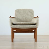 HOUSE OF FINN JUHL（ハウス・オブ・フィンユール） / 53 CHAIR W/ CUSHION / チーク材・オイル仕上げ / Moss 0020（モス） / ラウンジチェア