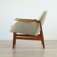 HOUSE OF FINN JUHL（ハウス・オブ・フィンユール） / 53 CHAIR W/ CUSHION / チーク材・オイル仕上げ / Moss 0020（モス） / ラウンジチェア