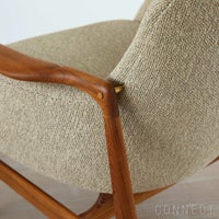 HOUSE OF FINN JUHL（ハウス・オブ・フィンユール） / 53 CHAIR W/ CUSHION / チーク材・オイル仕上げ / Moss 0020（モス） / ラウンジチェア