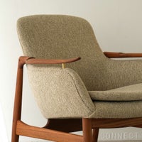 HOUSE OF FINN JUHL（ハウス・オブ・フィンユール） / 53 CHAIR W/ CUSHION / チーク材・オイル仕上げ / Moss 0020（モス） / ラウンジチェア