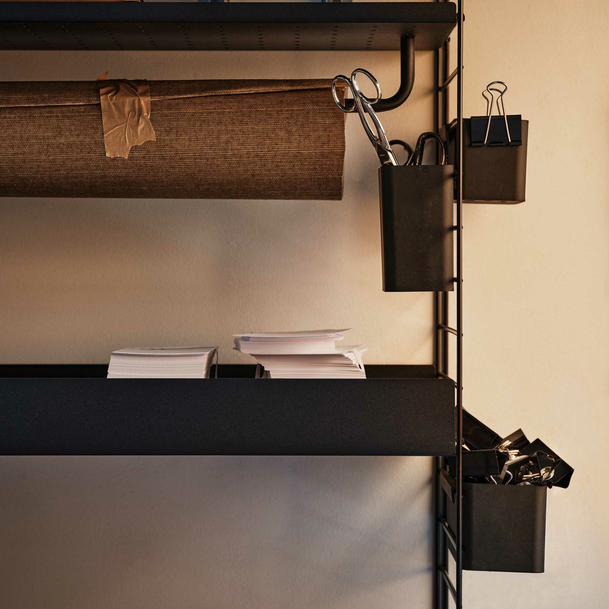 String Furniture（ストリング ファニチャー） / String System（ストリング システム） / オーガナイザー（ブラック） / 3個セット / アクセサリーパーツ