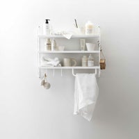 String Furniture（ストリング ファニチャー） / String System（ストリング システム） / メタルシェルフ用レール（ホワイト） / スモール W24cm / アクセサリーパーツ