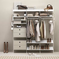 String Furniture（ストリング ファニチャー） / String System（ストリング システム） / メタルシェルフ用レール（ホワイト） / ミディアム W53cm / アクセサリーパーツ