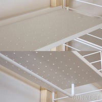 String Furniture（ストリング ファニチャー） / String System（ストリング システム） / メタルシェルフ ローエッジ（ホワイト） W53cm / アクセサリーパーツ