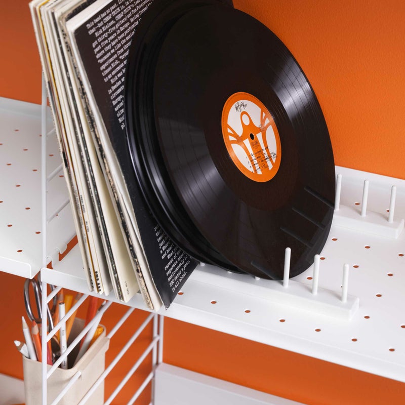 String Furniture（ストリング ファニチャー） / String System（ストリング システム） / メタルシェルフ ローエッジ（ホワイト） W53cm / アクセサリーパーツ