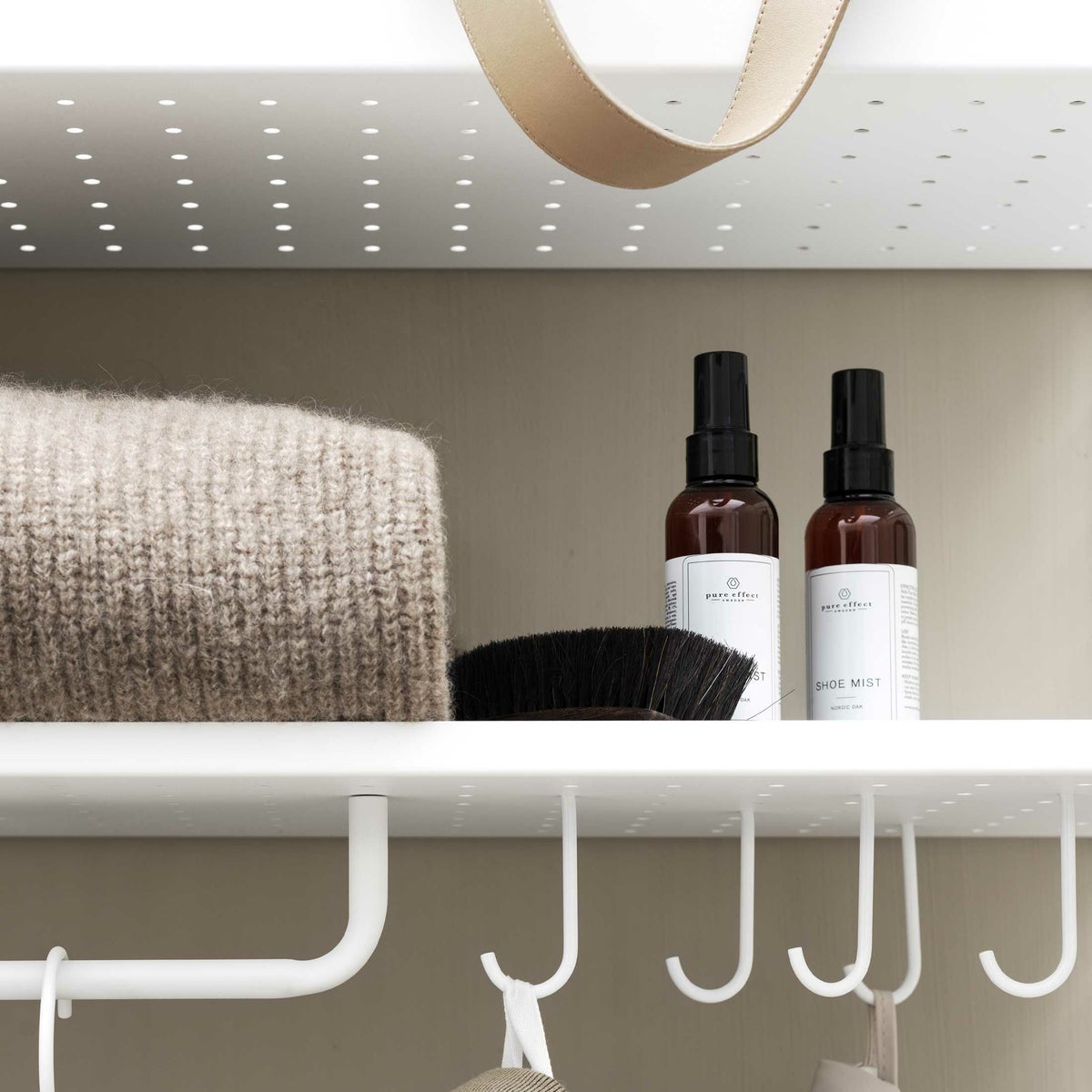 String Furniture（ストリング ファニチャー） / String System（ストリング システム） / メタルシェルフ ローエッジ（ホワイト） W53cm / アクセサリーパーツ