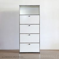 USMハラー（ユーエスエムハラー） / Cabinet（キャビネット） / W773×D373×H1790mm / ドロップダウンドア×4 / ピュアホワイト・アントラサイト