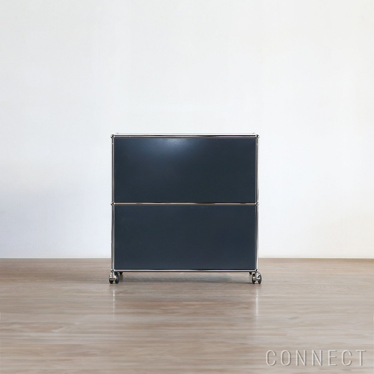 USMハラー（ユーエスエムハラー） / Lowboard（ローボード） / W773×D373×H780mm / ドロップダウンドア×2 ソフトキャスター×4（ロック機能なし×2 / ロック機能付き×2） / アントラサイト