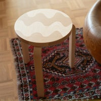 Artek（アルテック） ＋ Marimekko（マリメッコ） / STOOL 60 Lokki（スツール60 ロッキ） / バーチ材 / ナチュラルラッカー 《90周年 Anniversary editions》