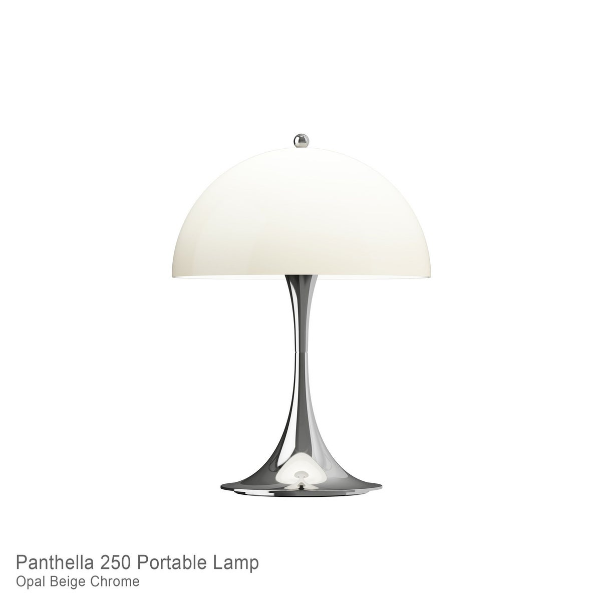 Louis Poulsen（ルイスポールセン） / Panthella 250 Portable（パンテラ 250 ポータブル） / オパール×クローム / 全2色 / テーブルランプ