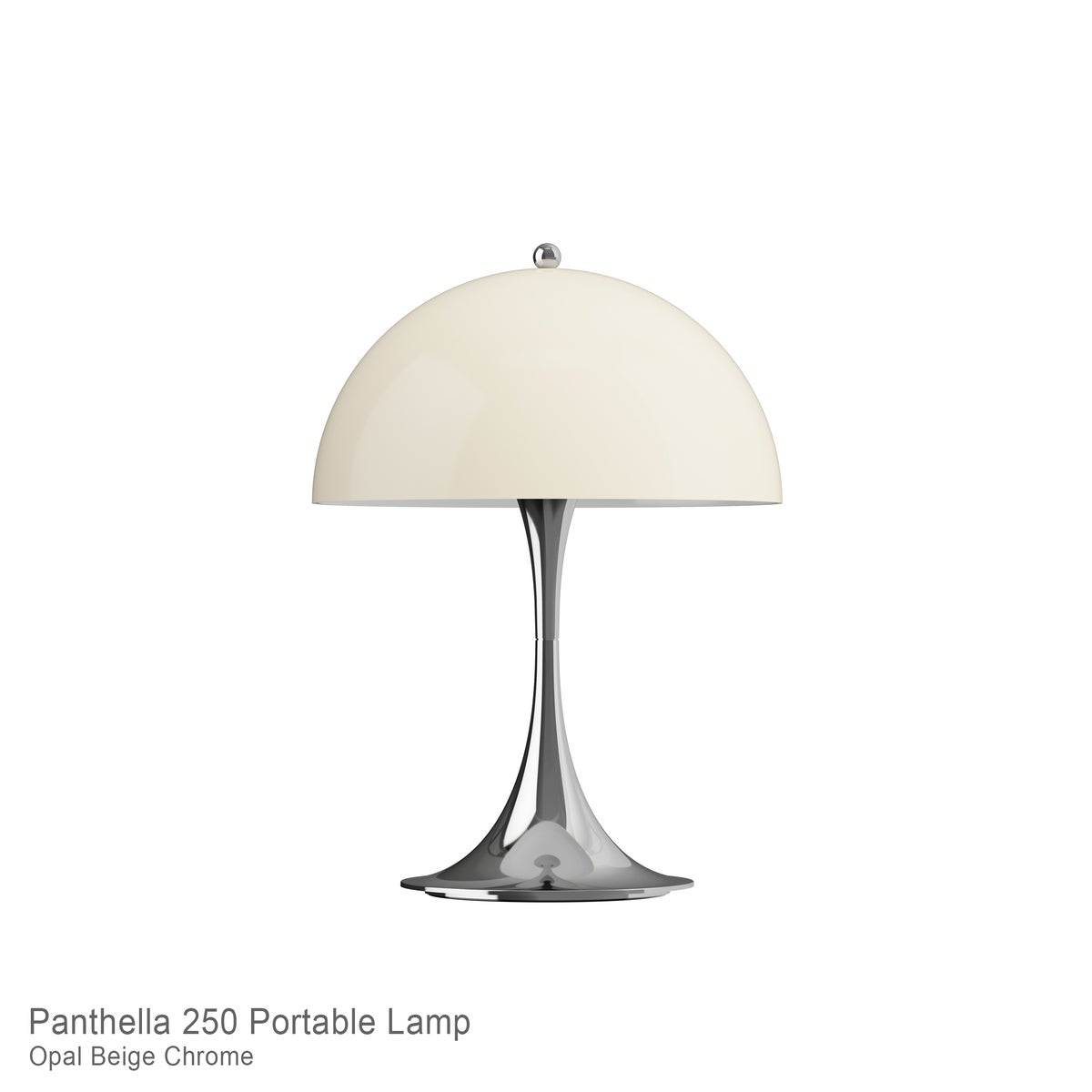 Louis Poulsen（ルイスポールセン） / Panthella 250 Portable（パンテラ 250 ポータブル） / オパール×クローム / テーブルランプ